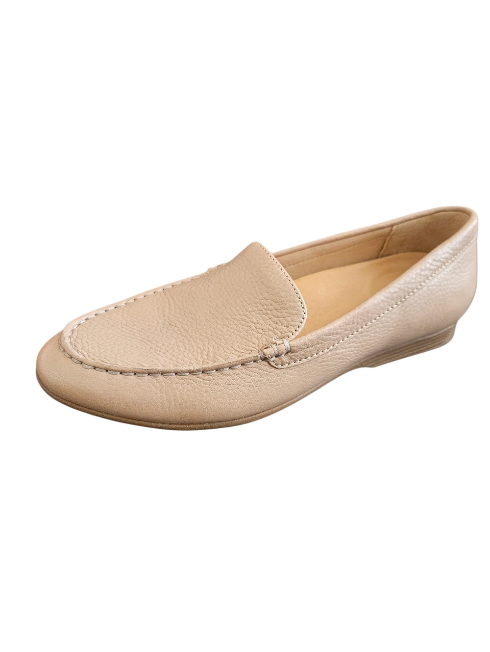 Dansko Lorri Beige Leather Loafers Size 38/7.5 NEW